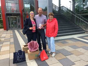 Janina Meyer-Klepsch, Stephen Ruebsam und Jutta Schmidt