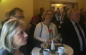 v.rechts: Bürgermeister Jürgen Henze, Janina Meyer-Klepsch, Jörg Vogelsänger (MdL), Marianne Hitzges