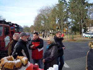Olaf Mangod beim Bürgerdialog in Neuenhagen