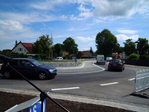 Der Kreisverkehr am Stern