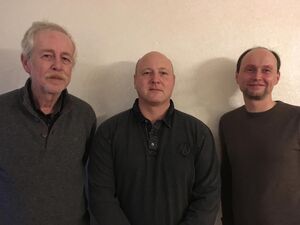 von links: Jürgen Hitzges, Ralpf Lügger, Nico Schulz