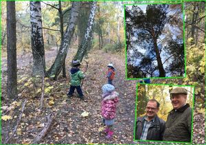 Peter Peter Hoeck (re), Manager Rennbahn Hoppegarten, Jörg Vogelsänger MdL; Fotos: Marianne Hitzges