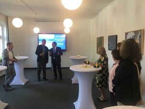 ehemalige Verkehrsminister Harmut Meyer und Jörg Vogelsänger