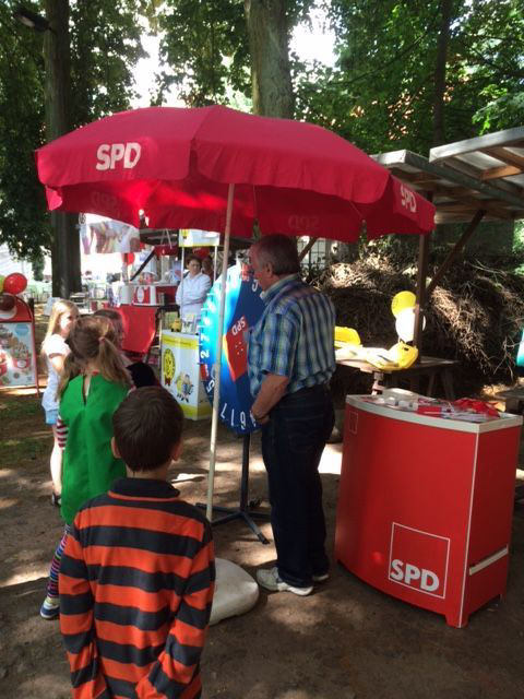 Wilfried Düsterhöft, der Chef des Glücksrads der SPD